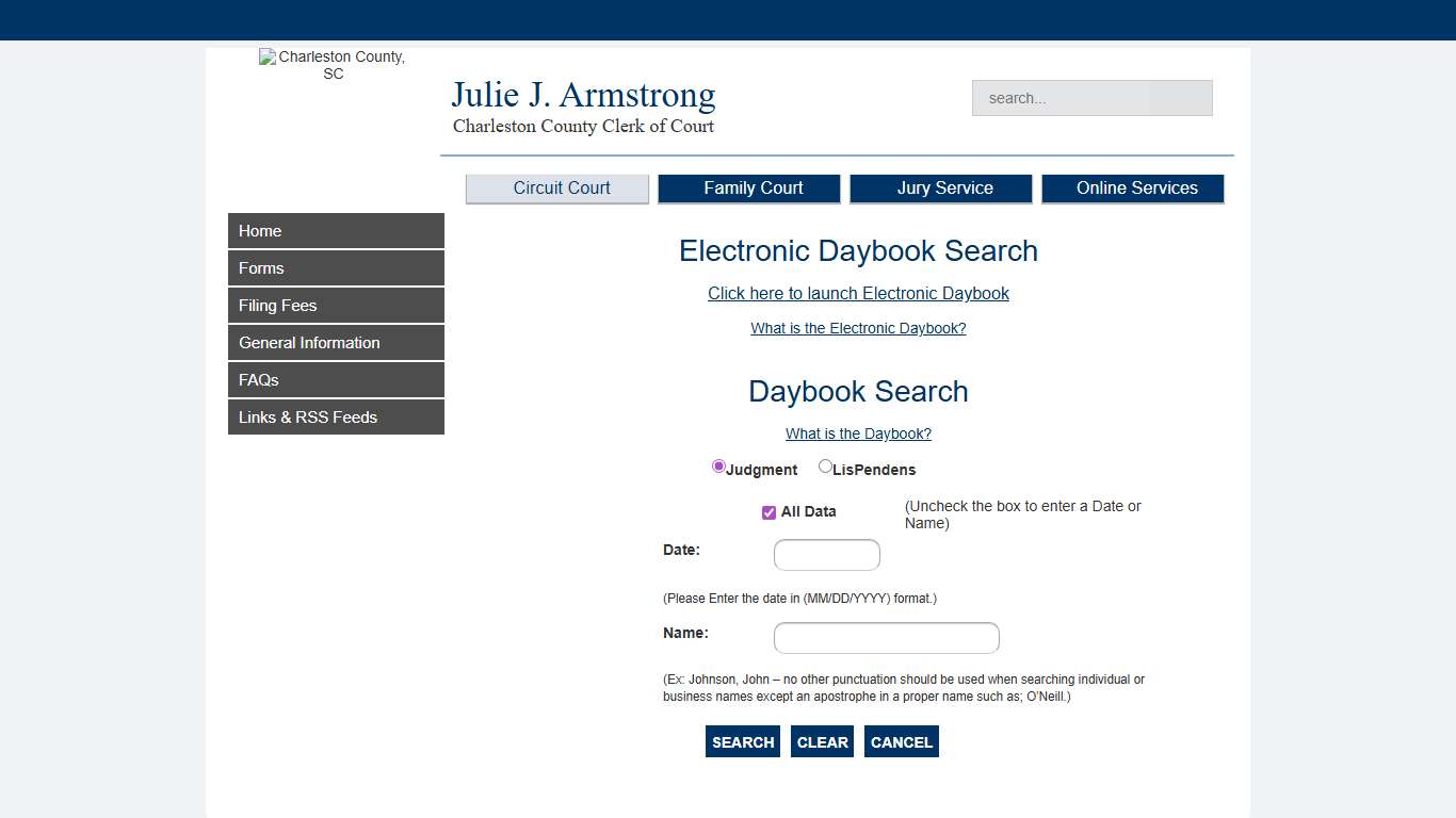General Information | Clerk Of Court's Office, Charleston County, SC